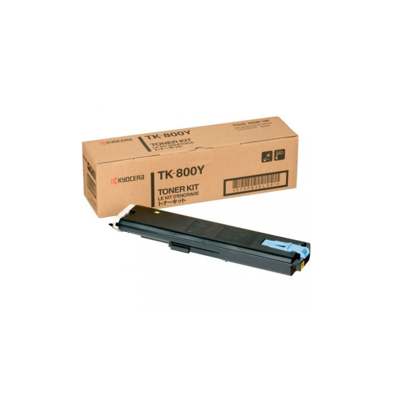 Toner Original KYOCERA-MITA TK-800 Amarillo - TK800Y [PAG-10000]