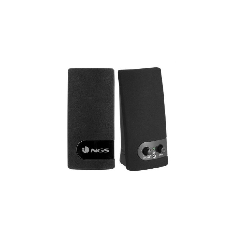 Altavoces NGS SB150 - 2.0 · USB/Jack 3.5mm · 4W · PC/macOS · Negro