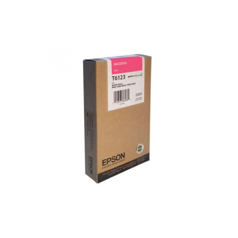 Cartucho Original EPSON T6123 Magenta - C13T612300 [ML-220]