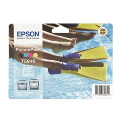 Pack Cartucho Original EPSON T5846 BK+C+M+Y - C13T58464010 [PAG-150]