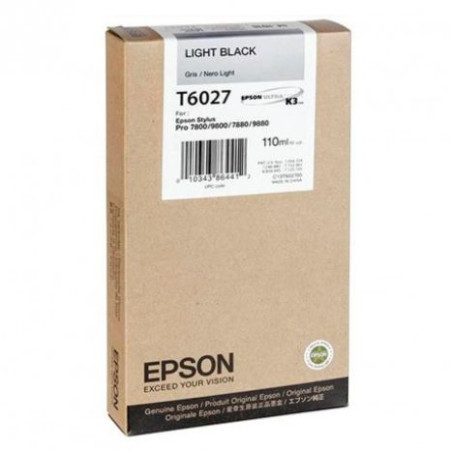 Cartucho Original EPSON T6027 Gris - C13T602700 [ML-110]