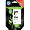 Pack Cartucho Original HP 300 BK+C+M+Y - CN637EE [ML-4][PAG-190]