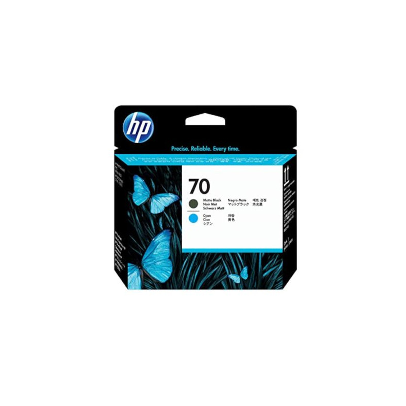 Cabezal HP 70 Negro Mate + Cyan - C9404A [ML-130]
