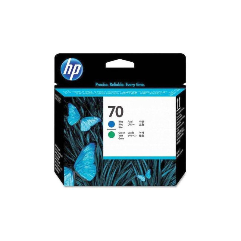 Cabezal HP 70 Verde + Cyan - C9408A [ML-130]