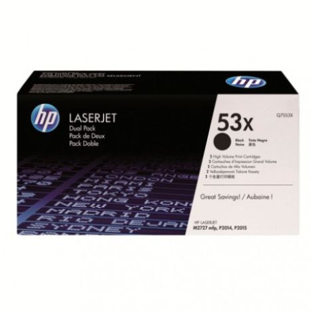Toner Original HP 53X Negro - Q7553XD [PAG-7000]