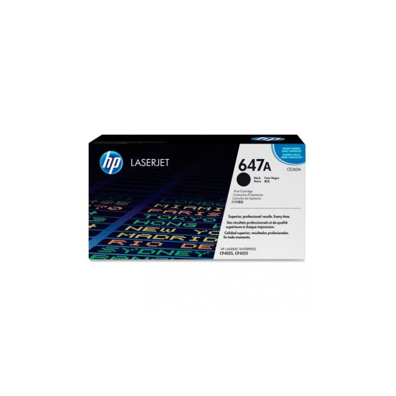 Toner Original HP 647A Negro - CE260A [PAG-8500]
