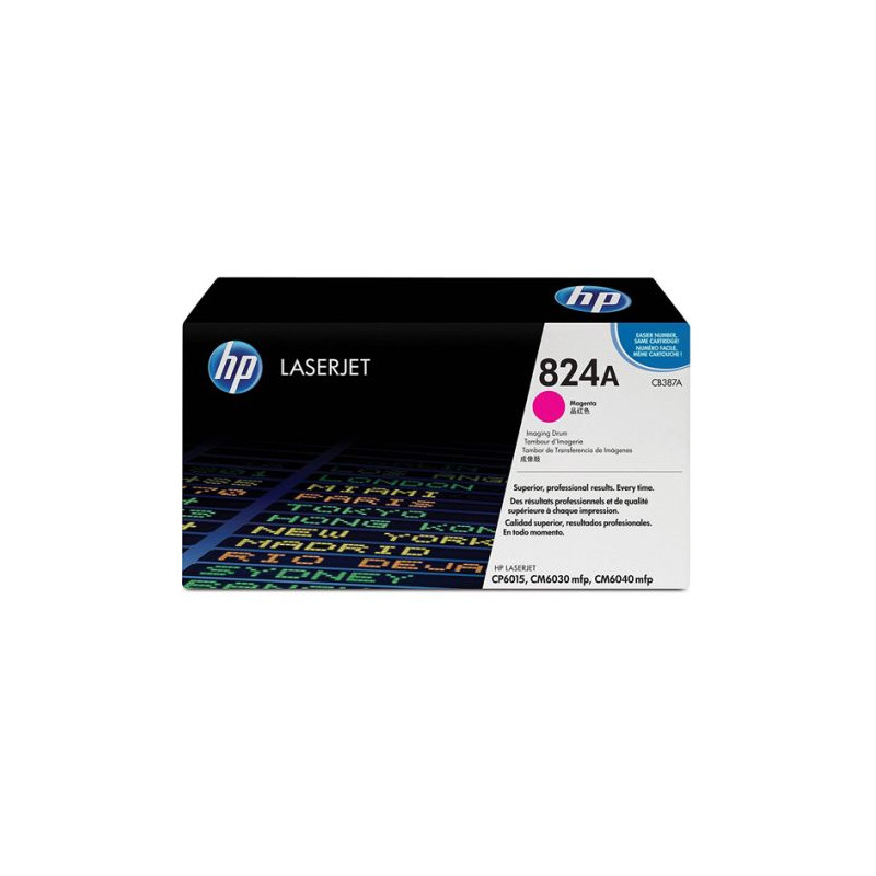 ORIGINAL HP 824A TAMBOR LASER MAGENTA LASERJET COLOR/CP6015/CM6030/CM6040/CM6049F MFP [PAG-35000]