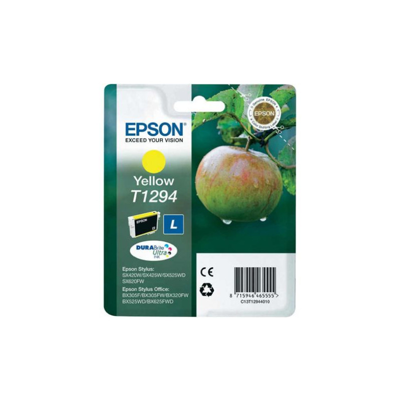 Cartucho Original EPSON T1294 Amarillo - C13T12944010 [ML-13][PAG-470]