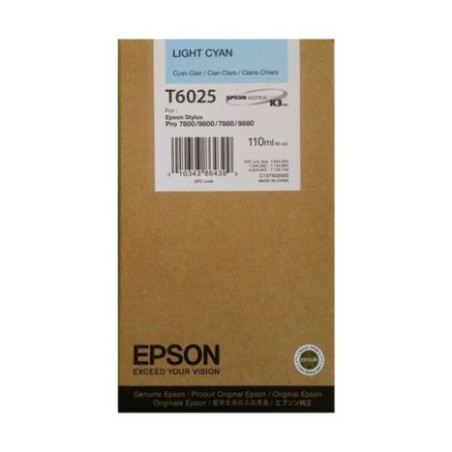 Cartucho Original EPSON T6025 Cyan claro - C13T602500 [ML-110]