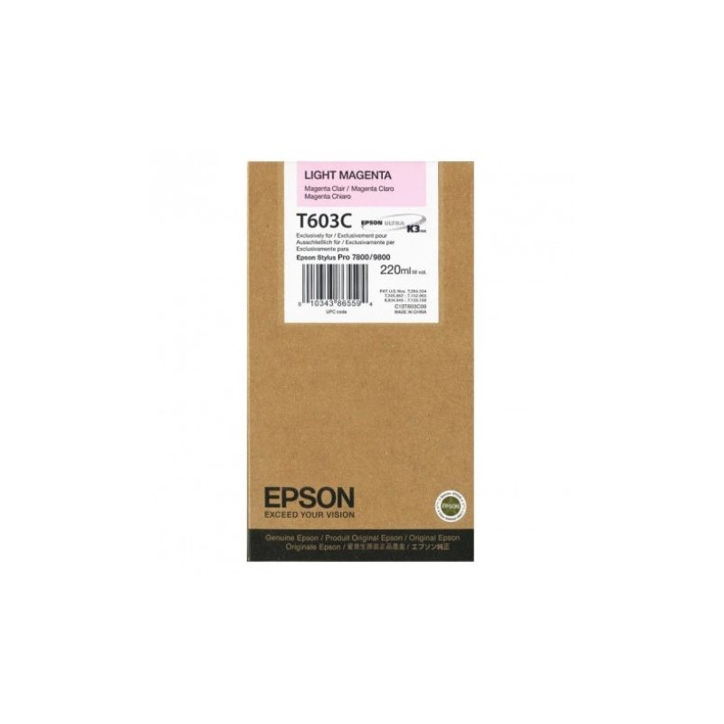 Cartucho Original EPSON T603C Magenta claro - C13T603C00 [ML-220]