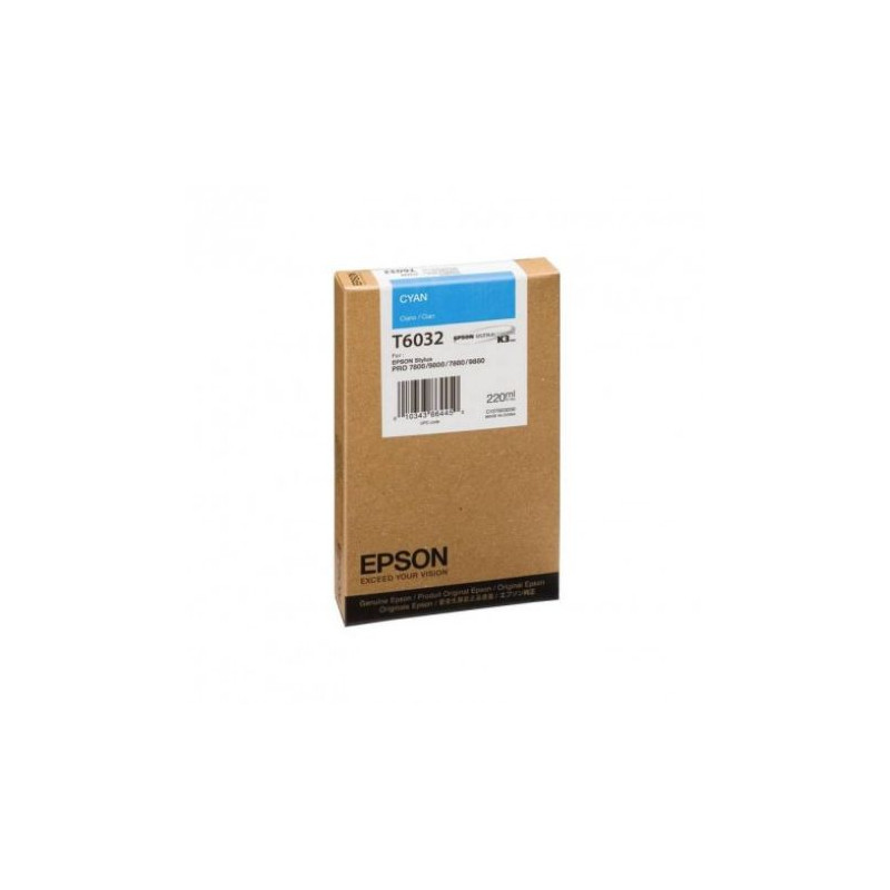 Cartucho  Original EPSON T6032 Cian - C13T603200 [ML-220]