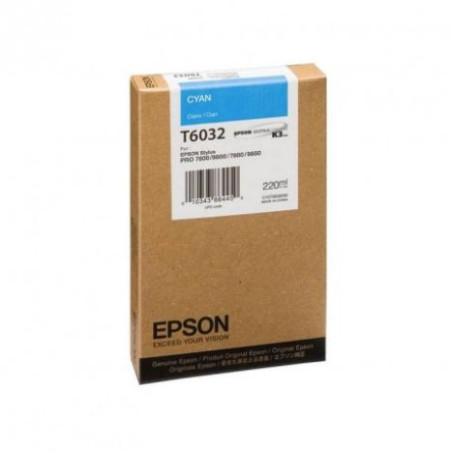Cartucho  Original EPSON T6032 Cian - C13T603200 [ML-220]