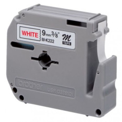 ORIGINAL BROTHER CINTA ROTULADORA BLANCO/ROJO 8M 9MM P-TOUCH/65/85/110