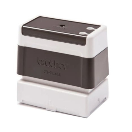 Pack 6 Sellos Original BROTHER 34 x 58 mm Negro - PR3458B6P