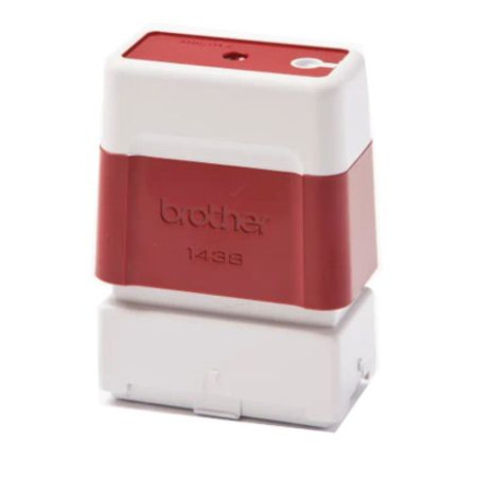 Pack 6 Sellos Original BROTHER 14 x 38 mm Rojo - PR1438R6P