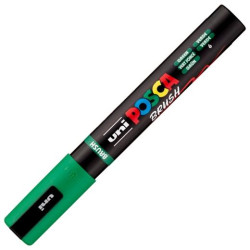 311779000 POSCA MARCADOR PC-5BR BRUSH PUNTA M SEMIFLEXIBLE VERDE