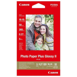 Papel Fotográfico Original CANON Plus 10 x 15 cm 260 gr 50 Hojas - 2311B003