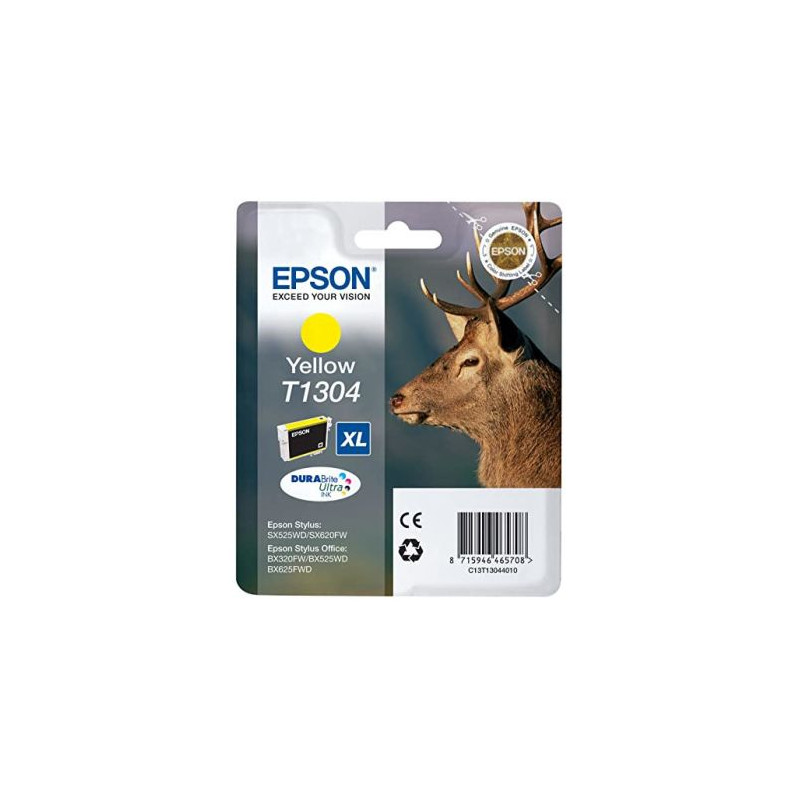 Cartucho Original EPSON T1304XL Amarillo - C13T13044010 [ML-10.1][PAG-765]