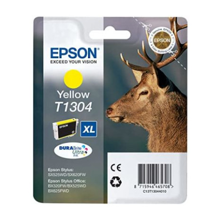 Cartucho Original EPSON T1304XL Amarillo - C13T13044010 [ML-10.1][PAG-765]