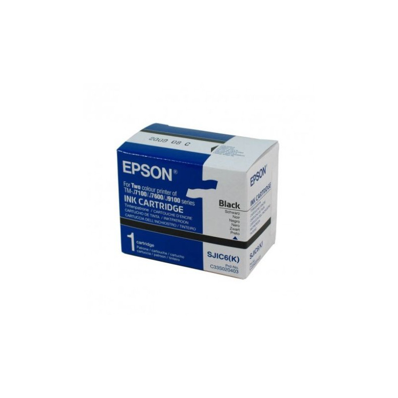 Cartucho Original EPSON SJIC6 Negro - C33S020403 [ML-37][PAG-100000]