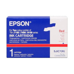 Pack de 2 Cartucho Original EPSON TM-J7100 Rojo - C33S020405 [PAG-22000]