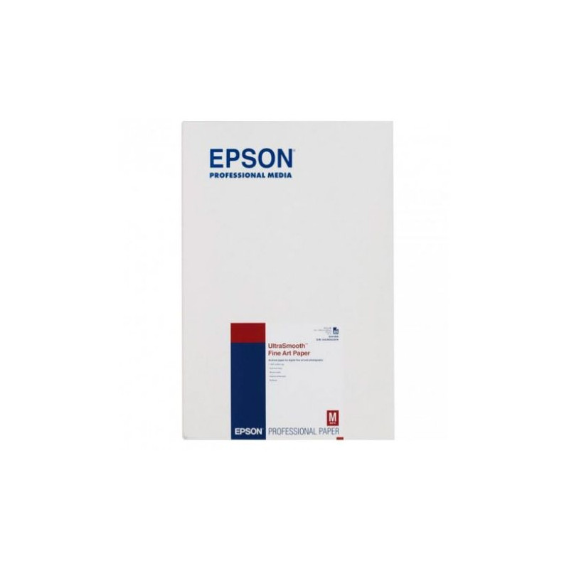 Papel Fotográfico Original EPSON Art Fine Ultrasmooth A3 25 Hojas - C13S041896