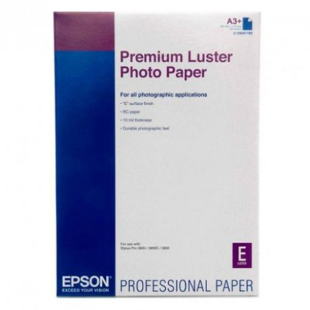 Papel Fotográfico Original EPSON Luster Premium A3 100 Hojas - C13S041785