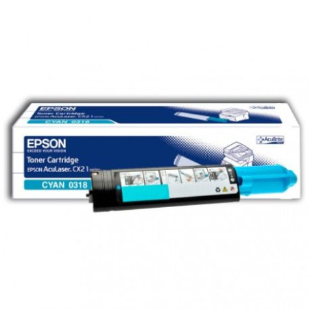 Toner Original EPSON CX21 Cyan - C13S050318 [PAG-5000]