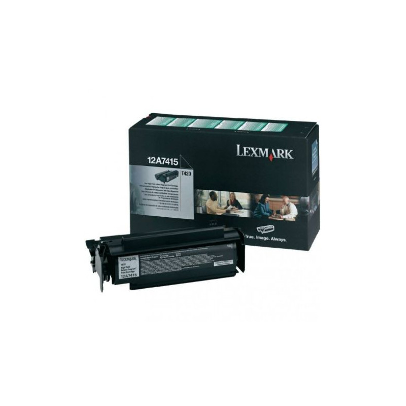Toner Original LEXMARK 12A7415 Negro - 12A7415 [PAG-10000]
