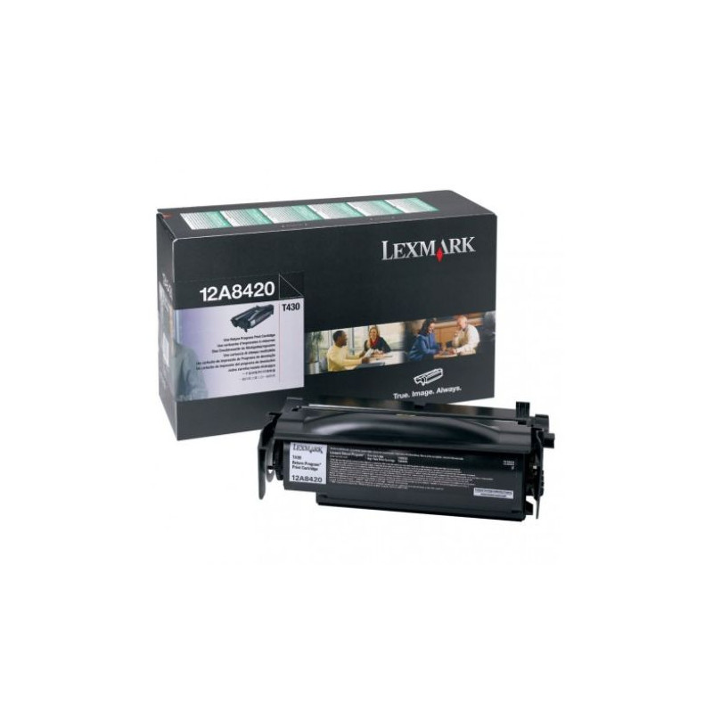Toner Original LEXMARK 12A8420 Negro - 12A8420 [PAG-6000]