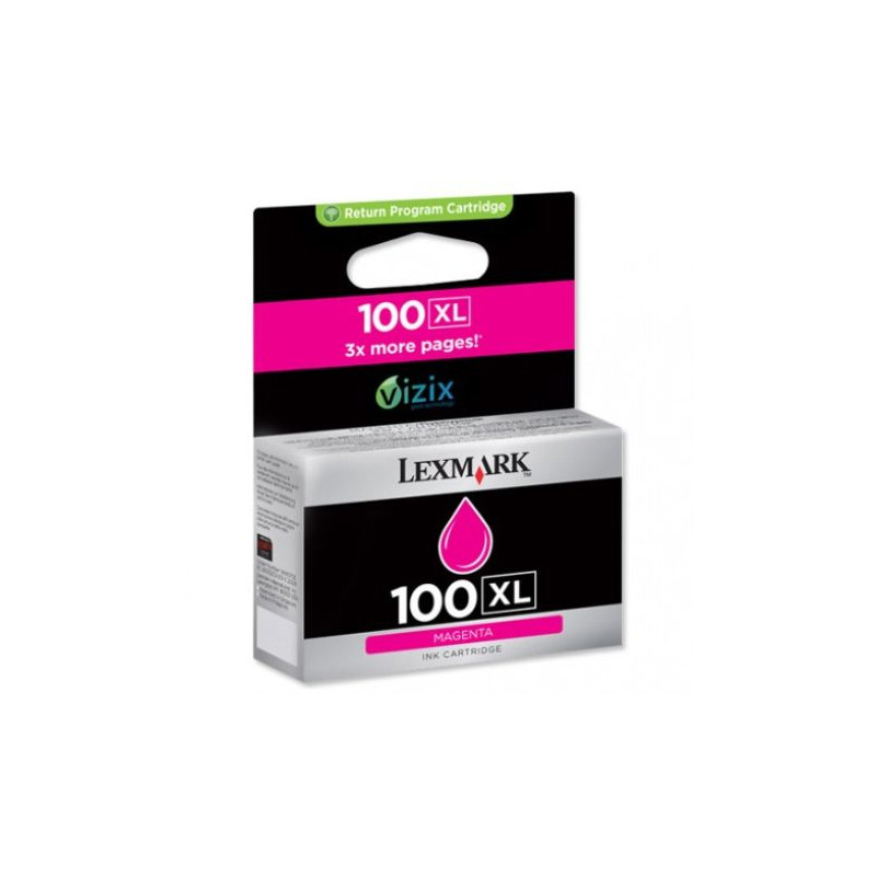 Cartucho Original LEXMARK 100XL Magenta - 14N1070E [ML-7.4][PAG-600]