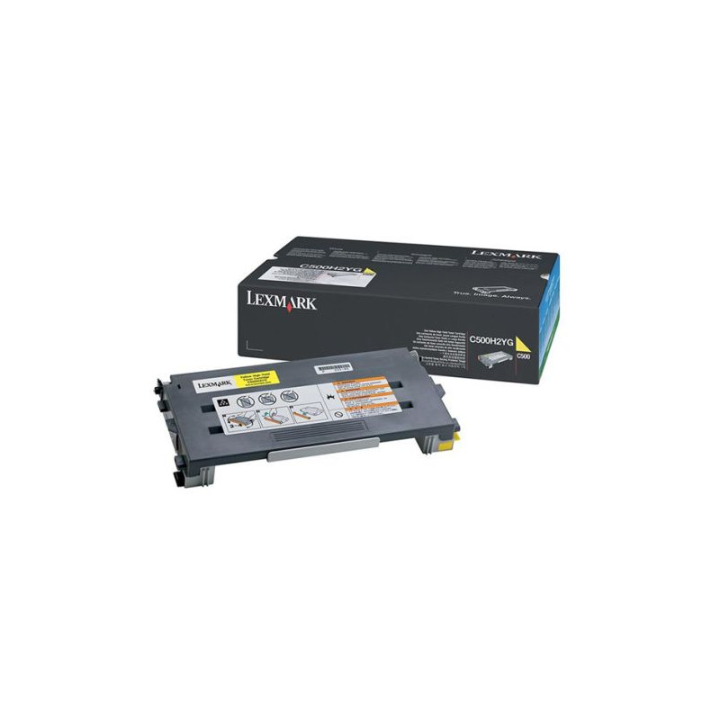 Toner Original LEXMARK C500H Amarillo - C500H2YG [PAG-3000]