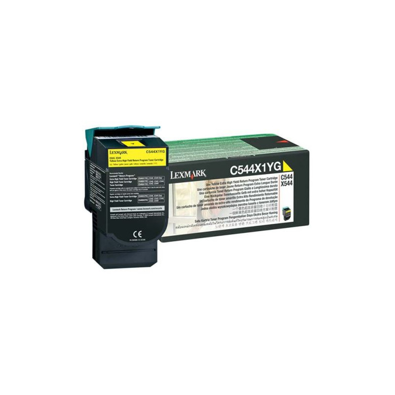 Toner Original LEXMARK C544 Amarillo - C544X1YG [PAG-4000]