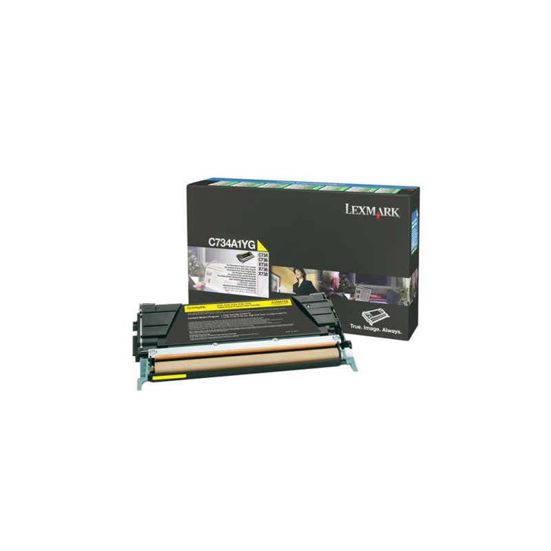 Toner Original LEXMARK C734A Amarillo - C734A1YG [PAG-6000]