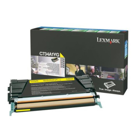 Toner Original LEXMARK C734A Amarillo - C734A1YG [PAG-6000]