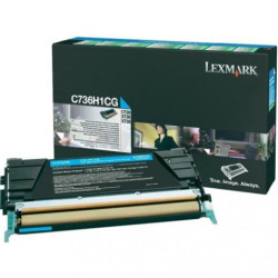 Toner Original LEXMARK C736H Cyan - C736H1CG [PAG-10000]
