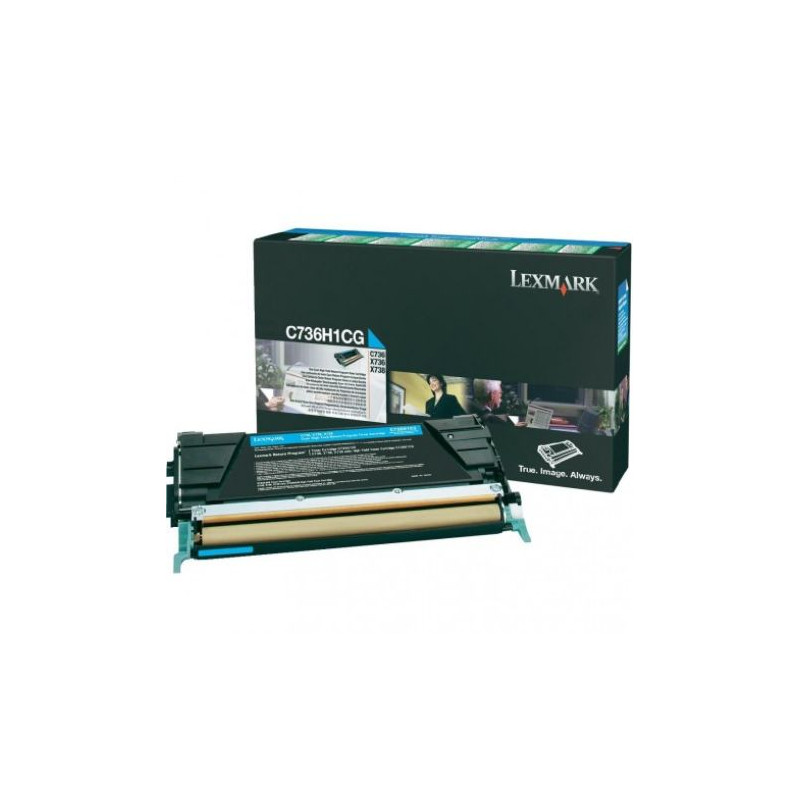 Toner Original LEXMARK C736H Cyan - C736H1CG [PAG-10000]