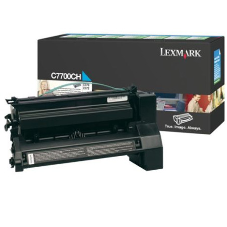 Toner Original LEXMARK C7700 Cyan - C7700CH [PAG-10000]
