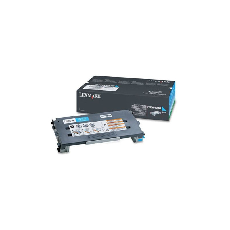 Toner Original LEXMARK C500H2 Cyan - C500H2CG [PAG-3000]
