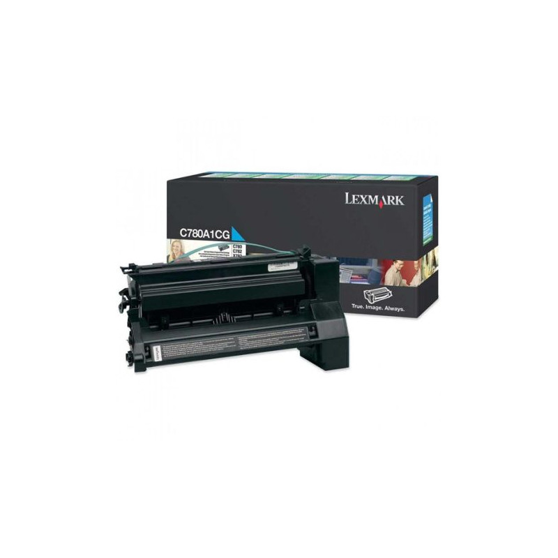 Toner Original LEXMARK C780A1 Cyan - C780A1CG [PAG-6000]