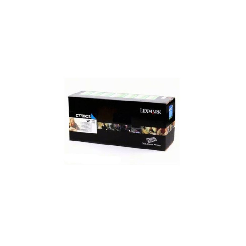 Toner Original LEXMARK C7700 Cyan - C7700CS [PAG-6000]