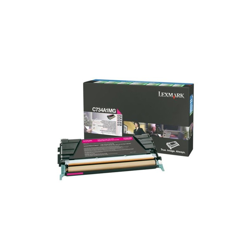 Toner Original LEXMARK C734 Magenta - C734A1MG [PAG-6000]