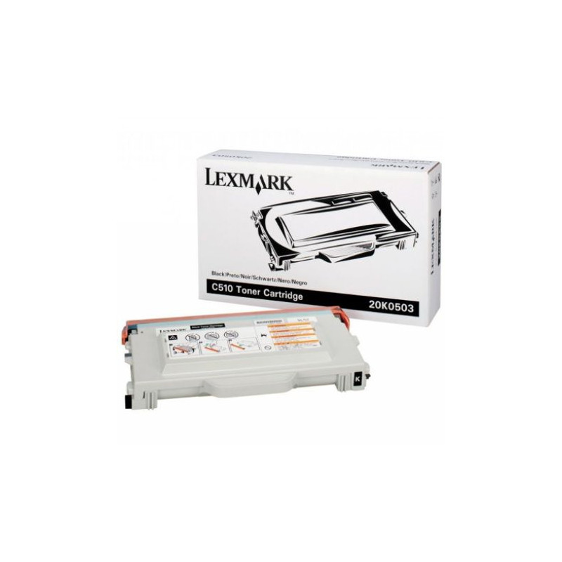 Toner Original LEXMARK C510 Negro - 20K0503 [PAG-5000]