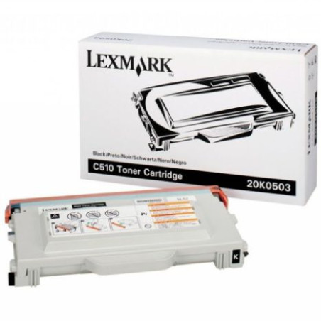 Toner Original LEXMARK C510 Negro - 20K0503 [PAG-5000]