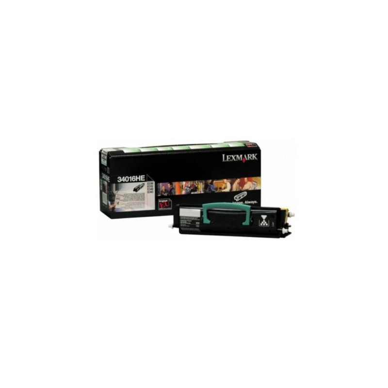 Toner Original LEXMARK 34016HE Negro - 34016HE [PAG-6000]