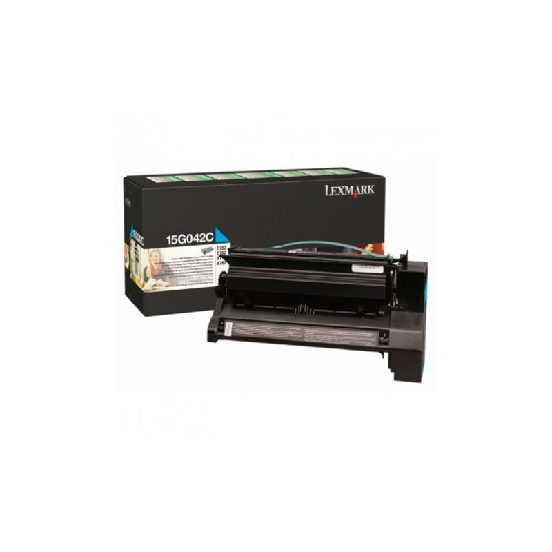 Toner Original LEXMARK 15G042 Cyan - 15G042C [PAG-15000]