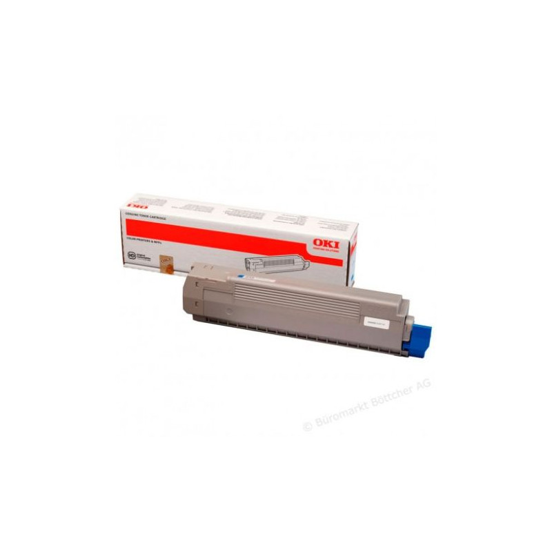Toner Original OKI 44643003 Cyan - 44643003 [PAG-7300]