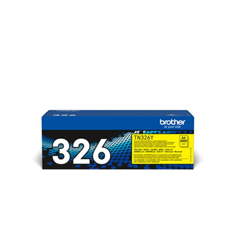 TONER ORIGINAL (TN326Y) PARA IMPRESORAS BROTHER - 3.500pag - Amarillo C03BR0070