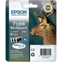 Pack Cartucho Original EPSON T1306XL Tricolor - C13T13064010 [ML-10.1][PAG-765]