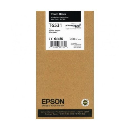 Cartucho  Original EPSON T6531 Negro - C13T653100  [ML-200]